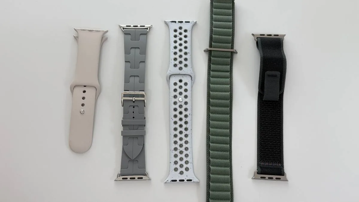 Apple Watchのトレイルループなど所有バンド5本の比較