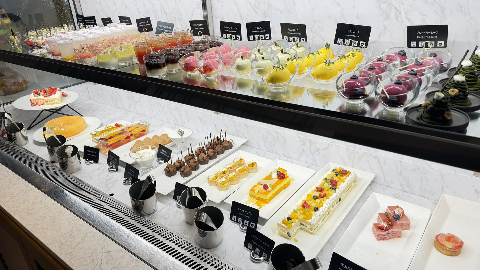 シースケープのデザートコーナー